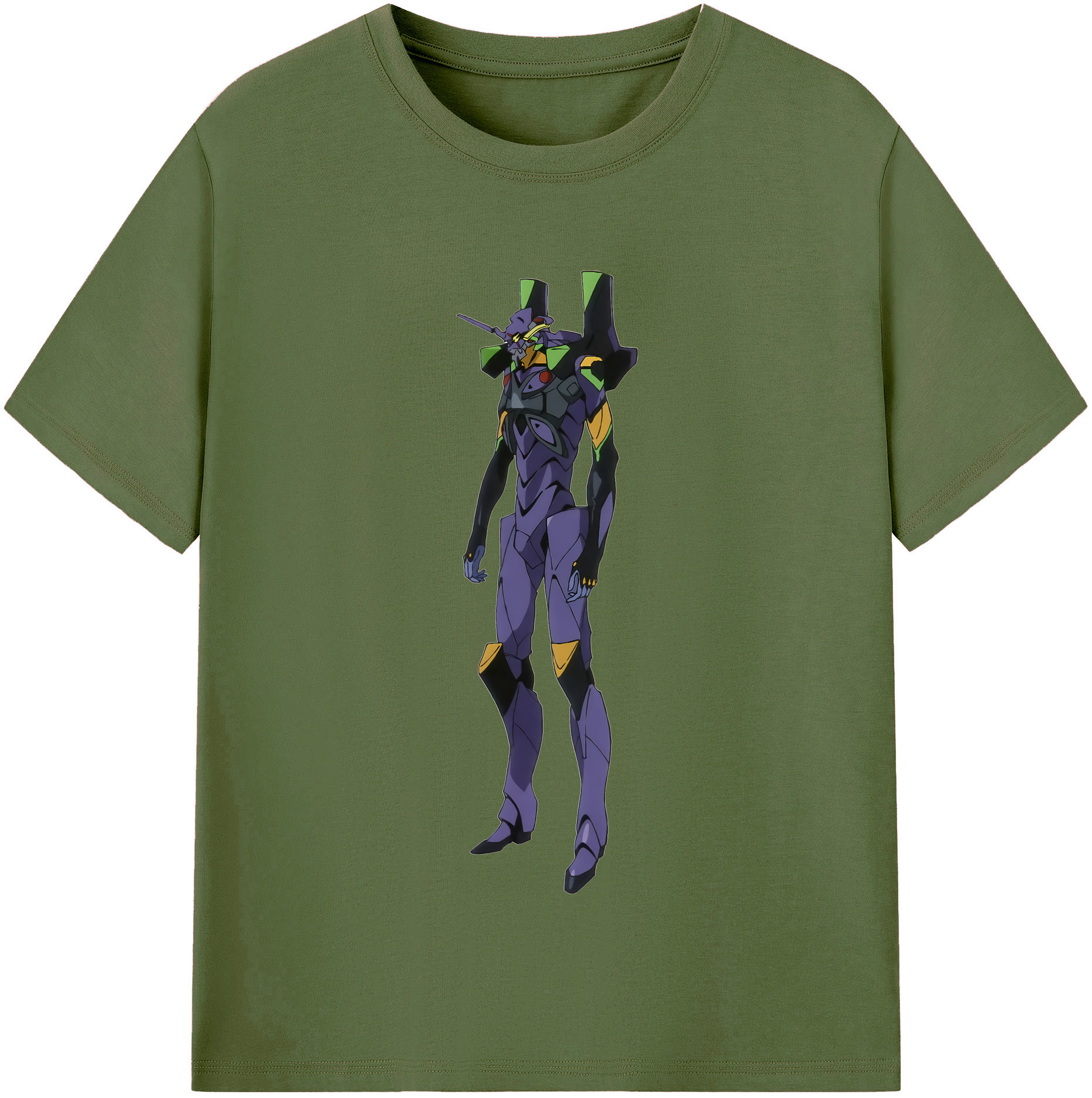 （画像用） EVA 新世紀エヴァンゲリオン 綿100％半袖Tシャツ（フロントプリント）